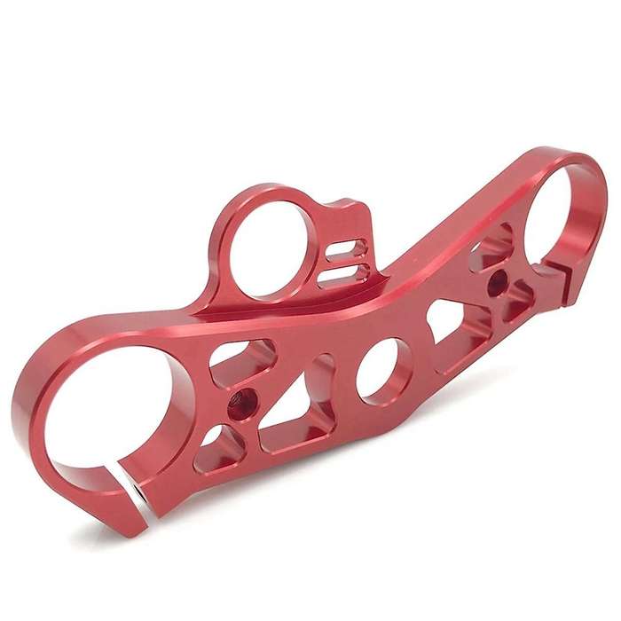 for YZF R6 YZFR6 2008- 2016 Motorcycle Front Fork Lowering Upper Top Clamp Yoke Accessories Red