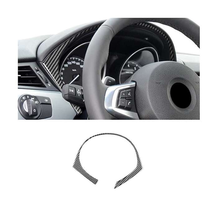 for Z4 E89 2009-2016 Carbon Fiber Car Dashboard Frame Panel Cover Trim Decoration Sticker Accessori
