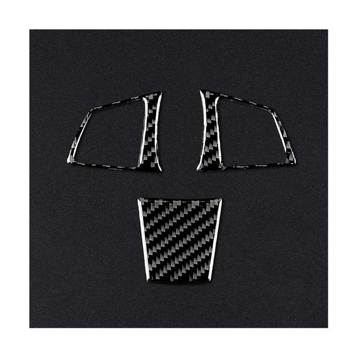 for Z4 E89 2009-2016 Carbon Fiber Car Steering Wheel Button Cover Trim Decoration Sticker Accessori