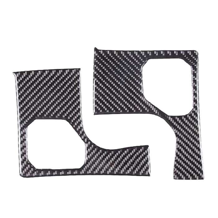 For2022-2023 Instrument Panel Air Outlet Sticker Real Carbon Fiber Soft