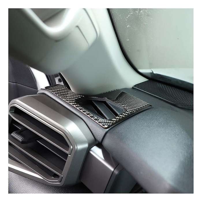For2022-2023 Instrument Panel Air Outlet Sticker Real Carbon Fiber Soft