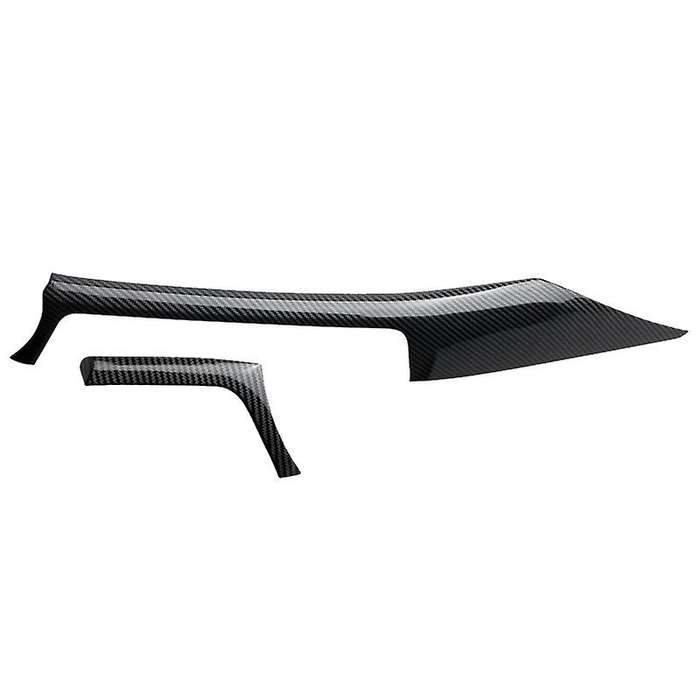 for BMW 3 4 Series F30 F31 F32 F34 2013-2019 Carbon Fiber Central Dashboard Strip Trim+Left Air Ven