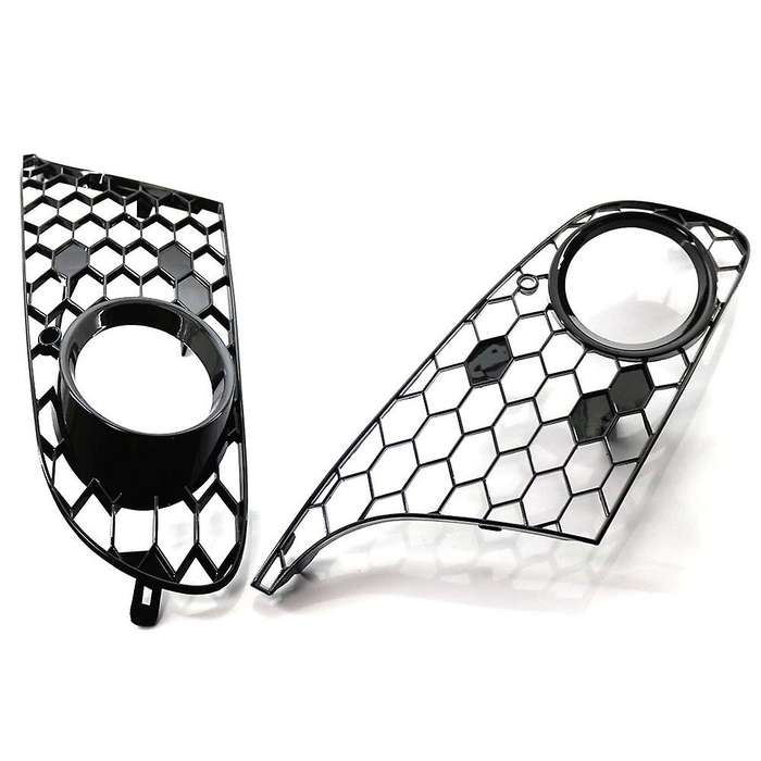 for MK6 Golf/ Wagon 2009-2013 Balck Honeycomb Hex Mesh Front Bumper Fog Light Grill Grille Cover