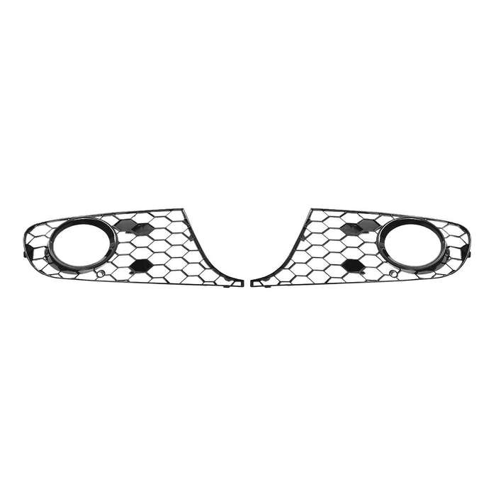 for MK6 Golf/ Wagon 2009-2013 Balck Honeycomb Hex Mesh Front Bumper Fog Light Grill Grille Cover