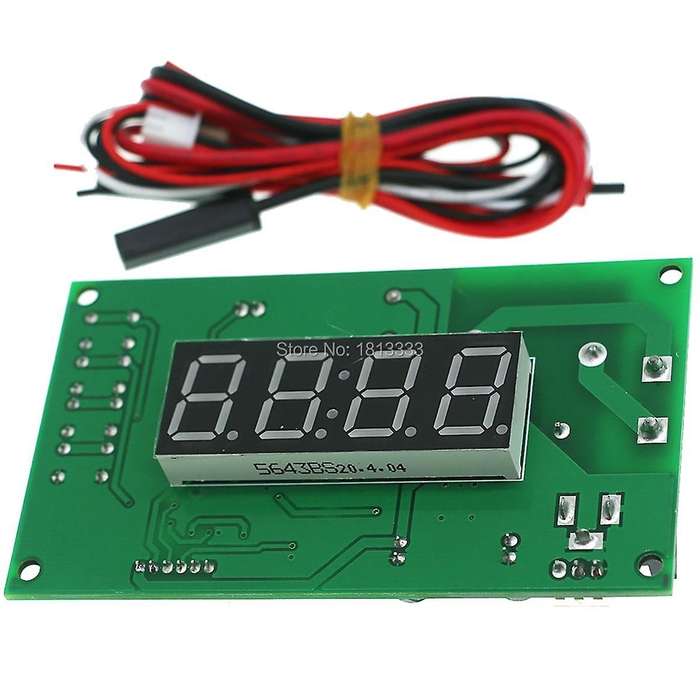 Four Digits Timer Control Board for Coin Acceptor Massage Chair Water Arcade Vending Washing Machine