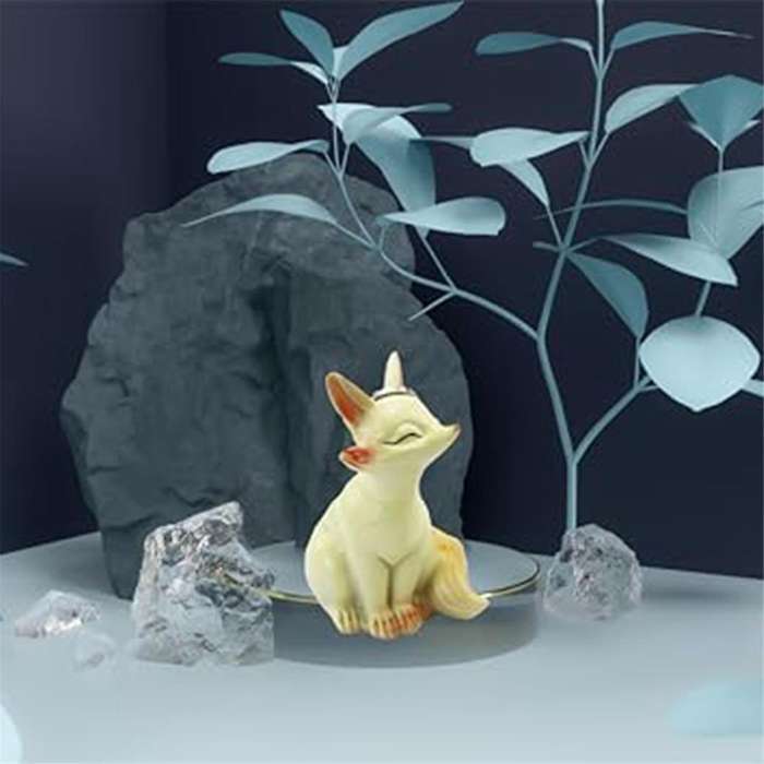 Fox Ring Holder, Fox Gifts for Girls, Arctics Fox Decor, Cute Room Decor Aesthetic Office Desk Acces