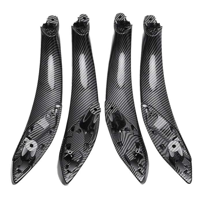 Four Doors Carbon Fiber Car Interior Inner Door Pull Handle Cover Kit for 3 4 Series F30/F31/F34 F32
