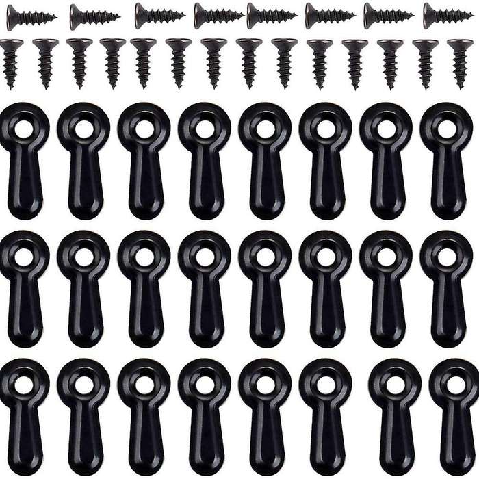 Frame Turn Button Fasteners Set, 100 Pcs Frame Backing Clips Photo Frame Hardware Clips