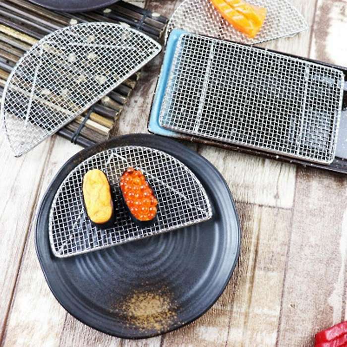 Fried Tempura Net Stainless Steel Grill Hamburger Fried Chicken Grease Net Japanese Cuisine Pork Rac