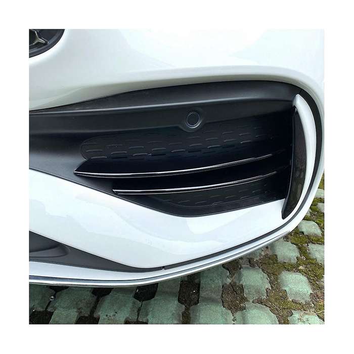 Front Bar Air Inlet Grille Trim Modification Front Fog Light Grille Car for C-class W206 C200 C260