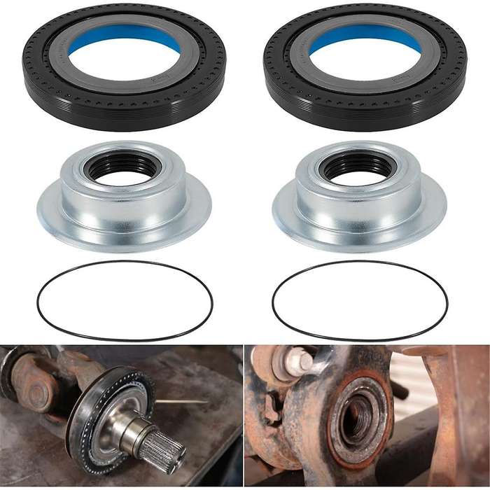 Front Axle Vacuum Knuckle Seal & Outer Tube Seals Kit for F250 F450 F550 2005-2019 ,2017426 2014835