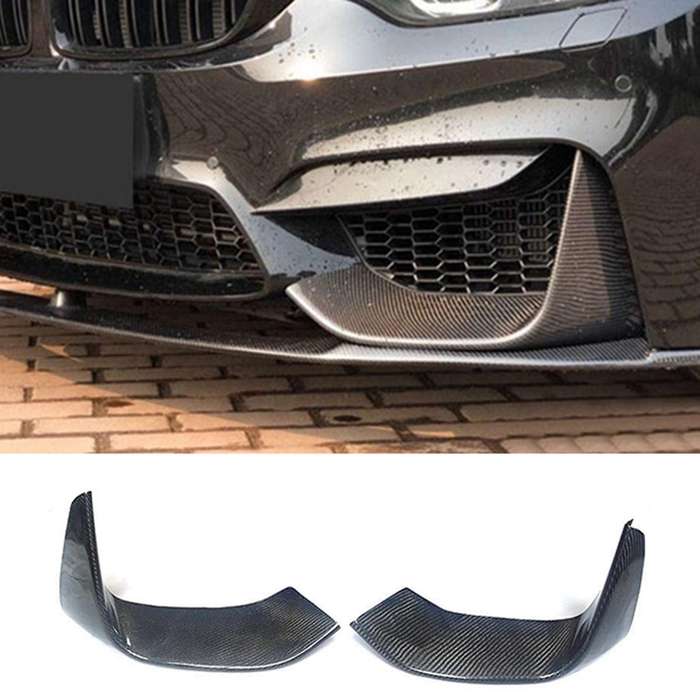 Front Bumper Diffuser Lip Splitters Lower Corner Spoiler Covers for- F80 M3 Sedan 4D F82 F83 Coupe 2