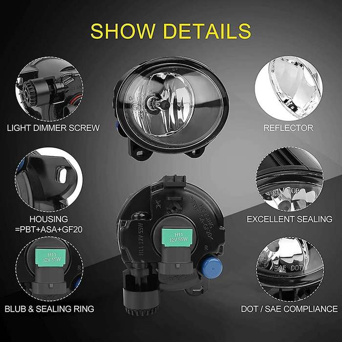 Front Bumper Driving Lamp Fog Light 63177839865 63177839866 for - 2 3 5 Series E92 E93 F07 F10 F22