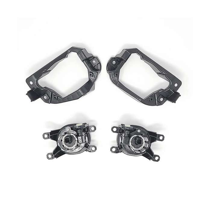 Front Bumper Dual Color Led Fog Lights Bezels Brackets Relay Wire Switch Kits for 2022 2023 Car Drl