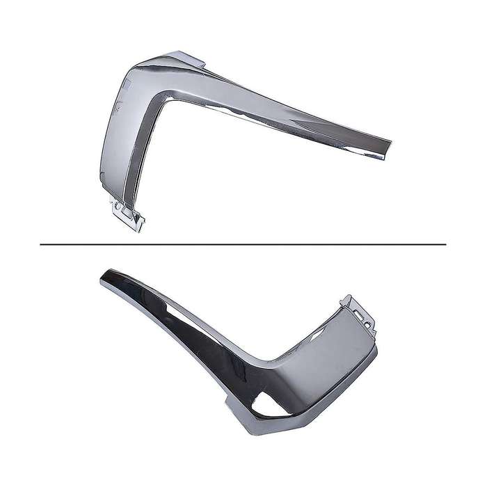 Front Bumper Chrome Trim Molding Strip for 2016-2019 Fog Light Cover Decoration ,3pcs Left