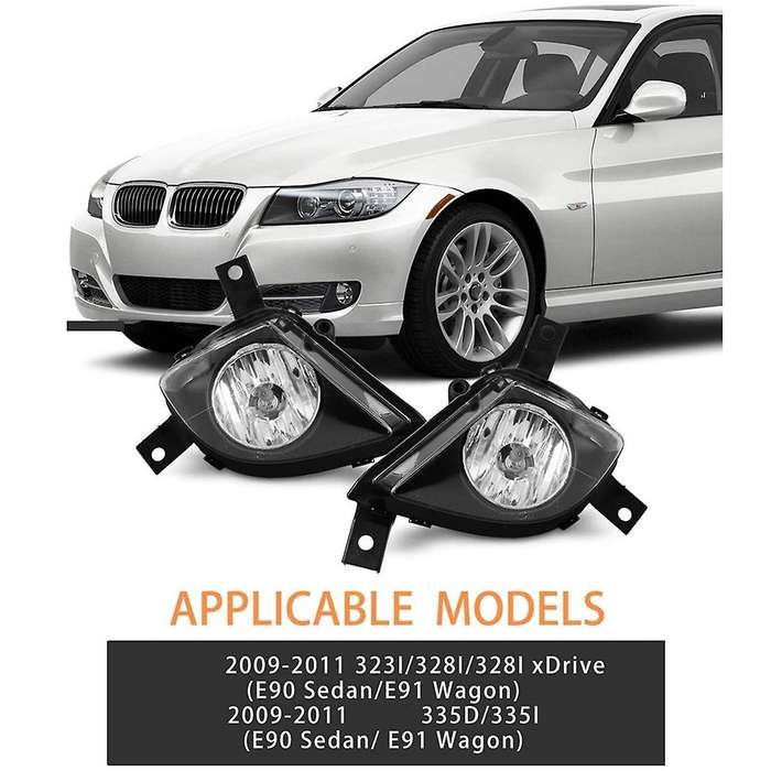 Front Bumper Fog Lamp Driving Light 63177199893 63177199894 for - 3 Series E90 E91 328I 335I 2009 20