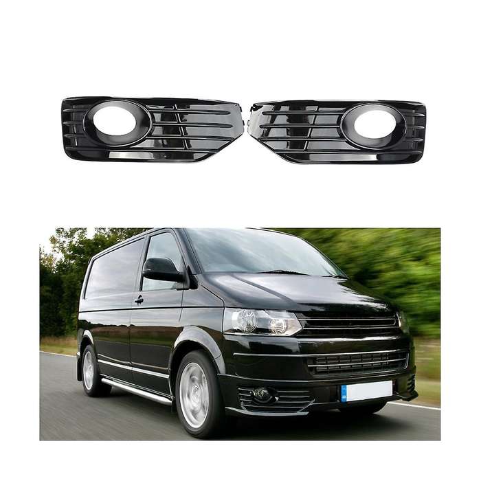 Front Bumper Fog Light Cover Grill for Transporter T5 T5.1 2010-2015