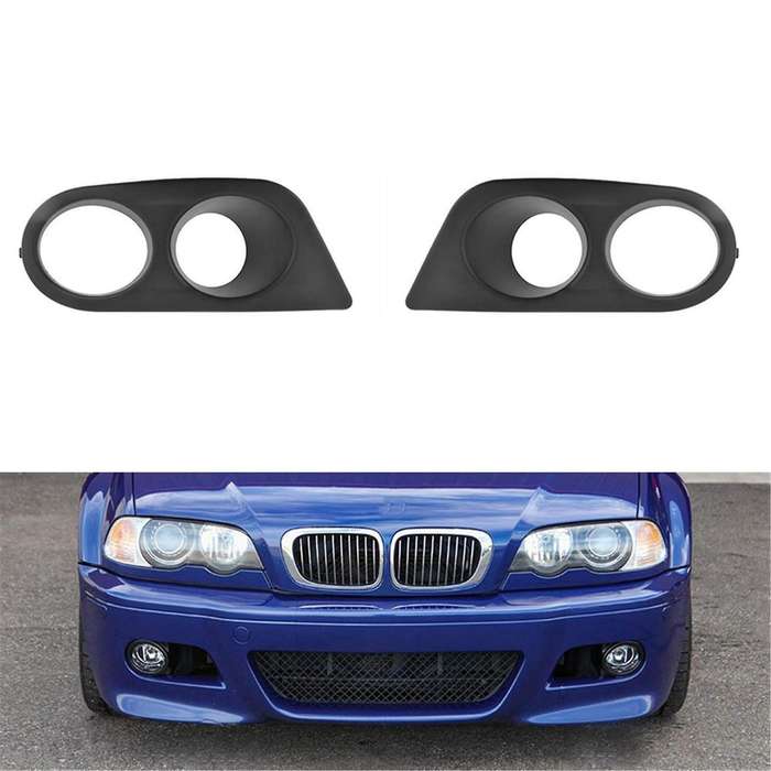 Front Bumper Fog Light Cover Grilles Replacement for 2001-2006 - E46 M3 Left and Right Side