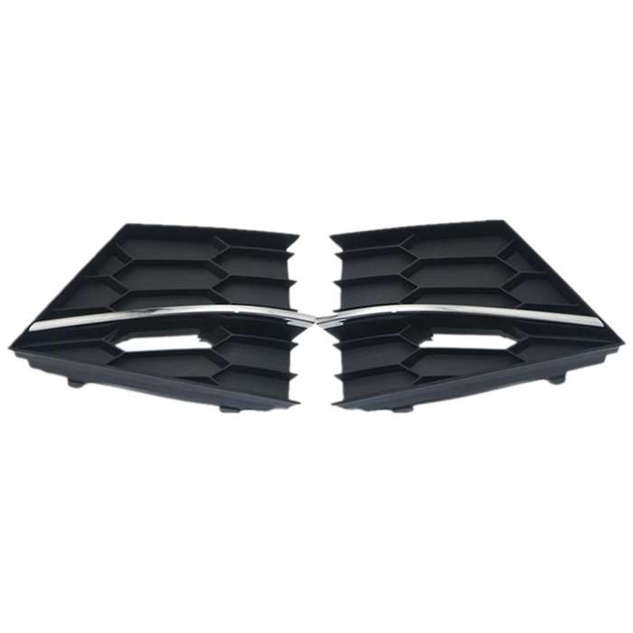 Front Bumper Fog Light Grille Cover Fog Light Cover Trim for Superb 2016-2018