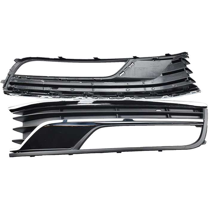 Front Bumper Fog Light Lamp Radiator Grills Cover 3AD853665 3AD853666 for - B7 2012 2013 2014 2015 2
