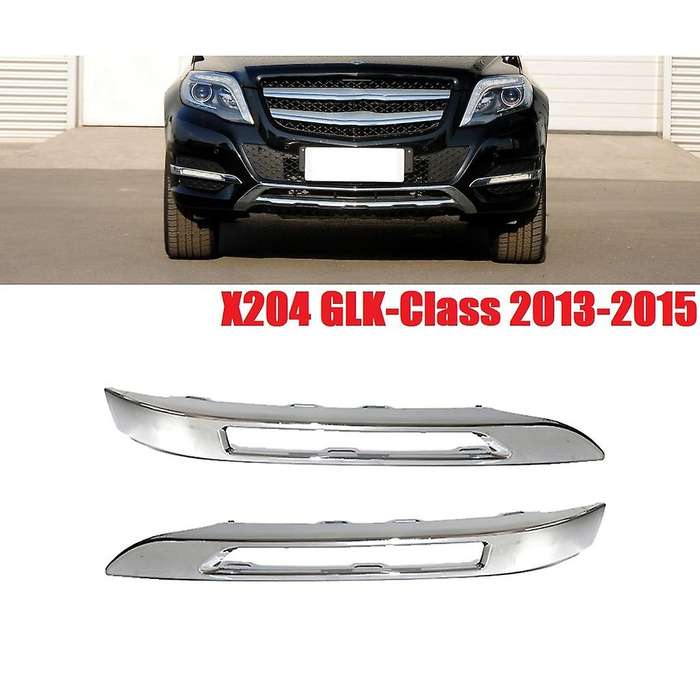 Front Bumper Grill Fog Light Cover Trim for - X204GLK250 -Class 2013-2015 2048853374 2048853474