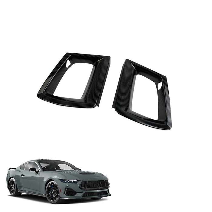 Front Bumper Grille Cover Trim for 2024 GT/GT Premium Accessories Carbon Fiber