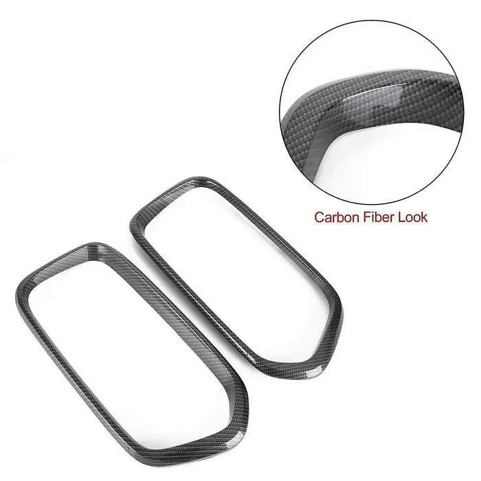 Front Bumper Grille Frame Cover Trim Racing Middle Net Frame Trim for X2 Series F39 2018-2021 Carbon