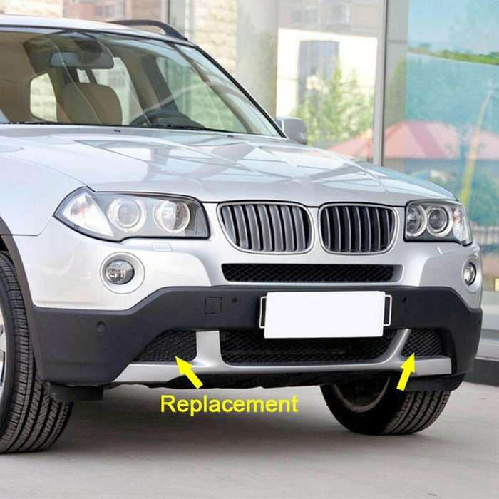 Front Bumper Grilles Lower Grill for 2007-2010 -bmw X3 E83 Facelift 51113416205, 51113416206
