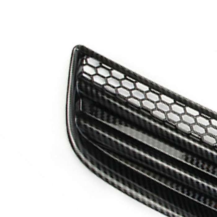 Front Bumper Honeycomb Fog Lamp Cover Tirm for Charger 2016 2017 2018 2019 2020 2021 SXT,Carbon Fibe