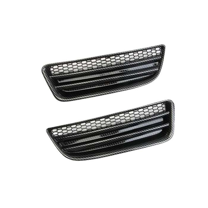 Front Bumper Honeycomb Fog Lamp Cover Tirm for Charger 2016 2017 2018 2019 2020 2021 SXT,Carbon Fibe
