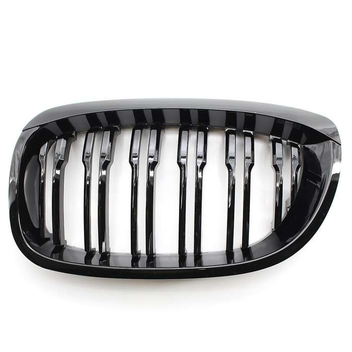 Front Bumper Kidney Double Line Grille Sport Grill Replacement for  E46 3 Series 2-Door Coupe 2003-2