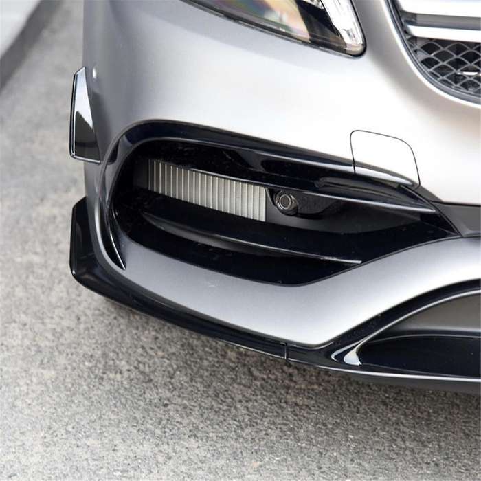Front Bumper Spoiler Decorative Front Bumper Lip for A-Class W176 -Line A45 2015-2018