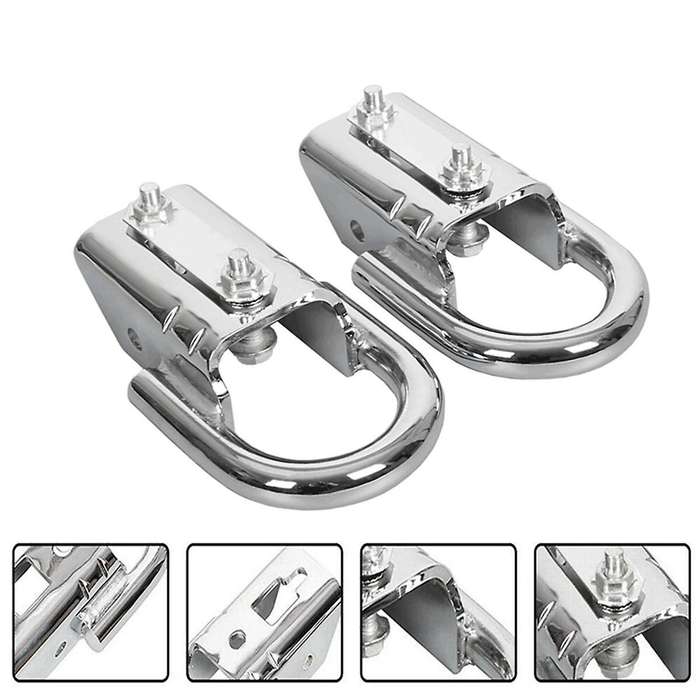 Front Bumper Tow Hooks Kit for Trucks 2009-2021 Fl3z-17a954-a Fl3z-17a954-c