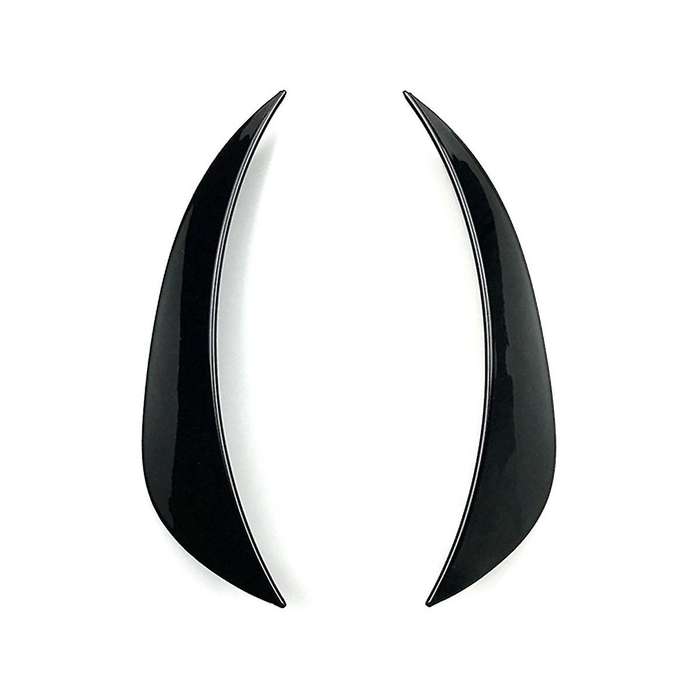 Front Bumper Wind Blade Vent Spoiler Front Bumper Trim Plate Auto for C-class W205 2015-2018