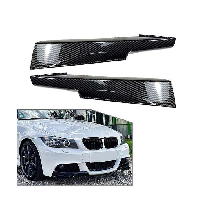 Front Chin Wrap Angle Front Bar Wrap Angle Trim Front Lip Wrap Angle Car for 3 Series E90 2009-2012