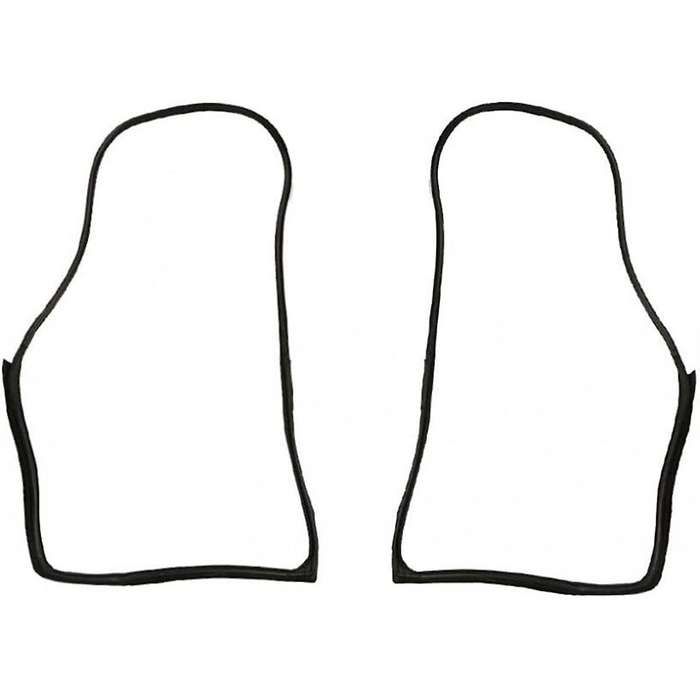 Front Door Weatherstrip Seal Set for Wrangle JK 2007-2018 Full Door Felt Gasket Trim Seal 12303.21