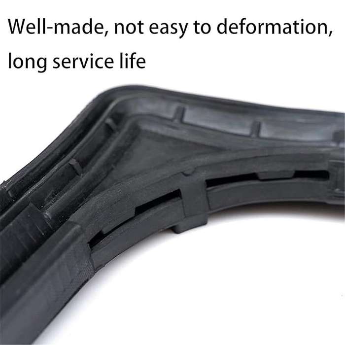 Front Door Weatherstrip Seal Set for Wrangle JK 2007-2018 Full Door Felt Gasket Trim Seal 12303.21