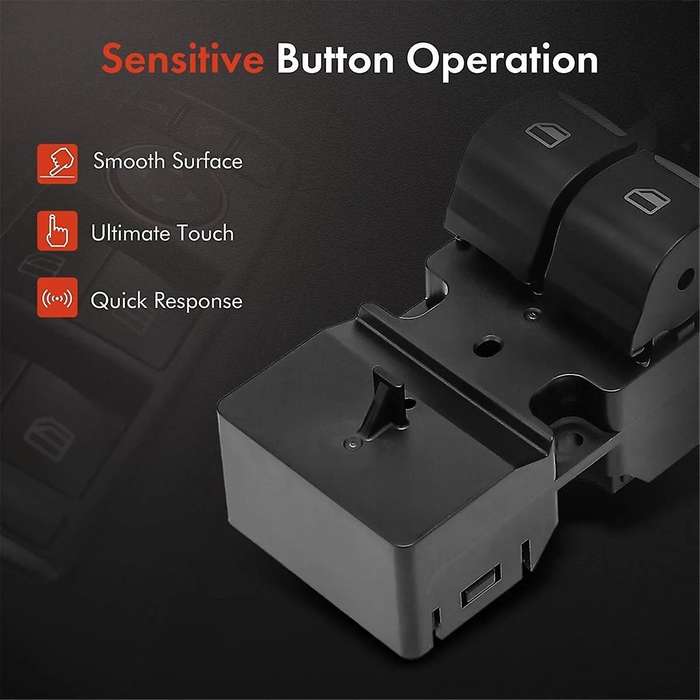 Front Driver LH Power Window Switch for 2015 2016 2017 2018-2023