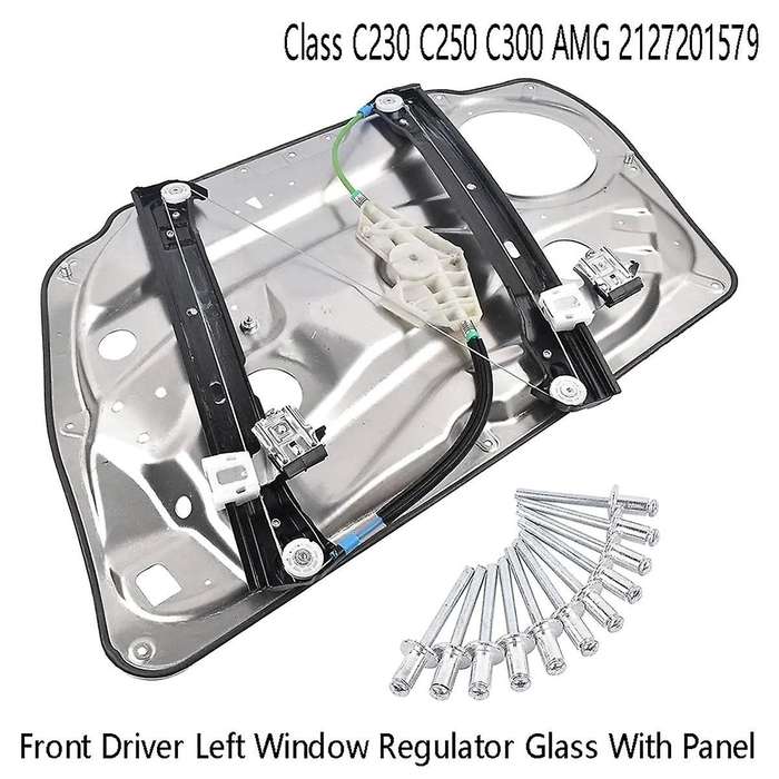 Front Driver Left Window Regulator Glass with Panel Regulator for C Class C230 C250 C300 2127201579