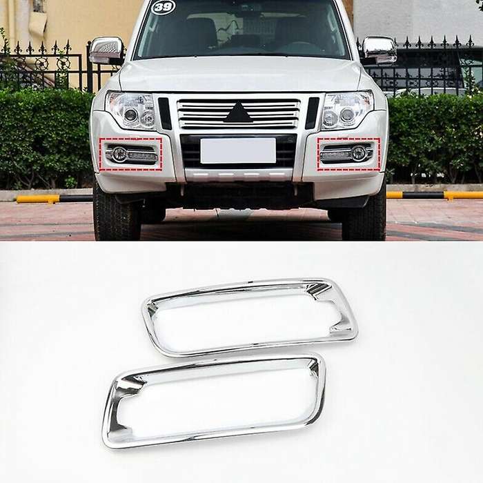Front Fog Light Lamp Cover Trim for 3 4 IV V73 V77 V80 V93 V95 V97 V98 Silver