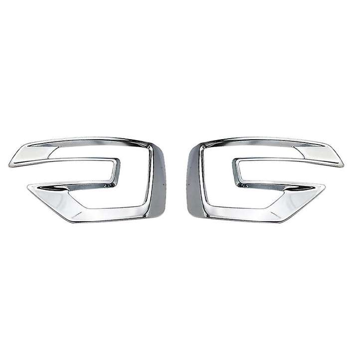 Front Fog Light Lamp Cover Trim Molding ABS Chrome for Explorer 2016-2017