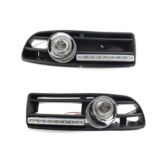 Front Fog Lights Assembly with Switch Harness Fog Lamp Grille Daytime Running Light for MK4 1998-20