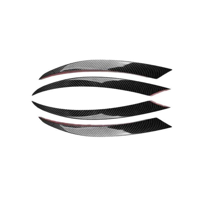 Front Fog Lights Trim Strips Bumper Lip Splitter Spoiler for C Class W205 C180 C200 C250 C260 C300