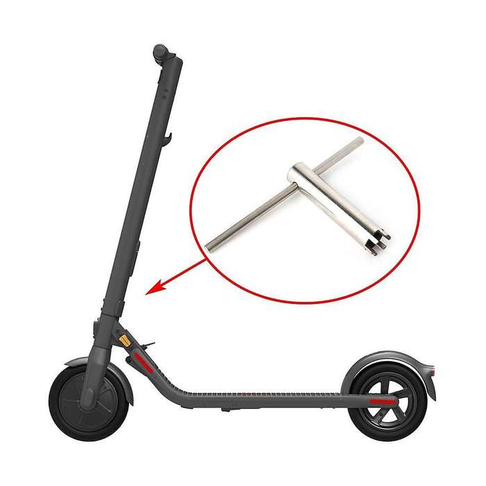 Front Fork Screw Tools for ES1 ES2 ES4 Electric Scooter Special Spanner Slotted Socket Quick Remover