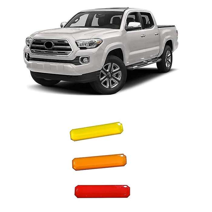 Front Grille 3 Color Inlay Wrap Decal Sticker for Pro 2016 2017 2018 2019 2020