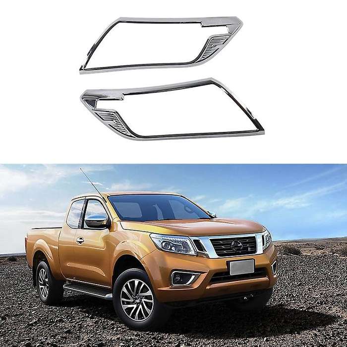 Front Headlight Lamp Cover Trim Large Lampshade for NAVARA NP300 2015-2019