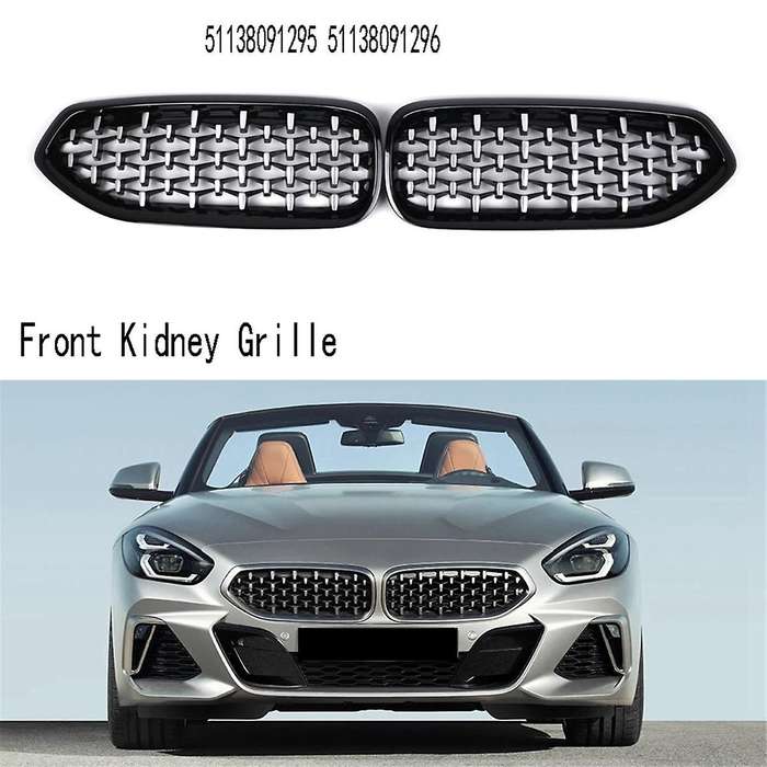 Front Kidney Grille Racing Grills for Z4 G29 2019-2022 Replaces 51138091295 51138091296 Car Accesso