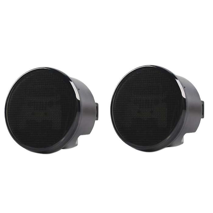 Front LED Turn Signal Light Front Grill Turn Signal LED Front Blinker -Smoke Lens for Wrangler JK 07