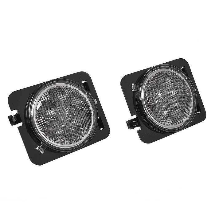 Front LED Turn Signal + Side Marker Light Kit for 2007-2017 JK