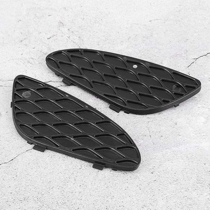 Front Left and Right Bumper Grille Insert Mesh Cover for - E- W211 E320 E350 E500 2003-2006